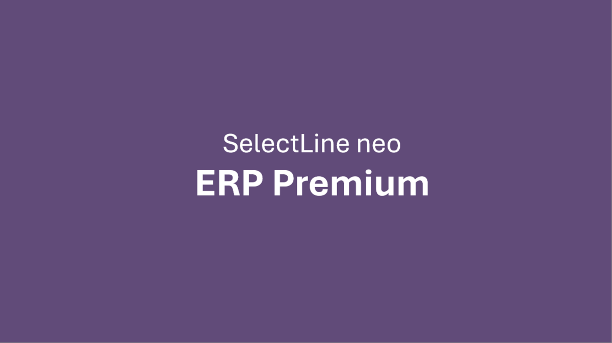 SelectLine neo ERP Premium.