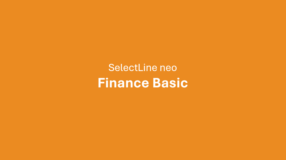 SelectLine neo Finance Basic.